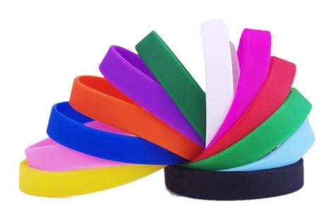 Plain Silicone Wristbands - Promotions Only Wristbands