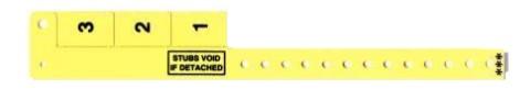 Vinyl Wristbands with 3 Tabs - Promotions Only Wristbands