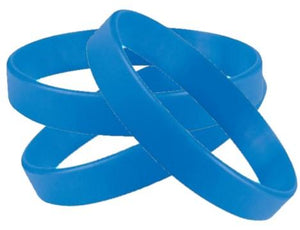 Royal Blue Silicone Wristbands - Adult Size - From Stock - Promotions Only Wristbands