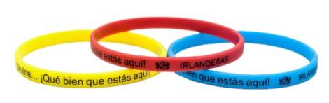 Thin Printed Silicone Wristbands - Promotions Only Wristbands