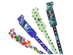 Vinyl Wide Face Wristbands - Promotions Only Wristbands