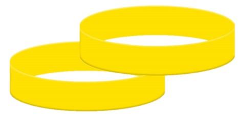 Plain Silicone Wristbands, Wristbands