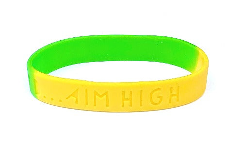 Embossed online silicone wristband